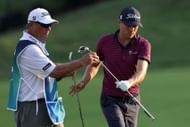 Justin Thomas and Jimmy Johnson